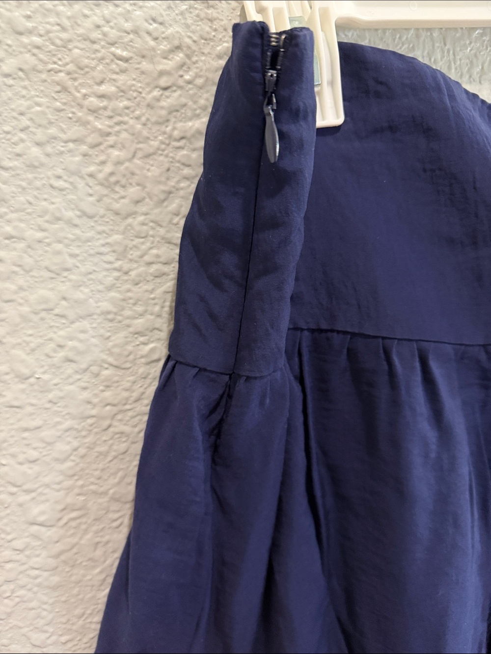 A New Day Navy Bubble Mini Skirt size 10 - Picture 4 of 6